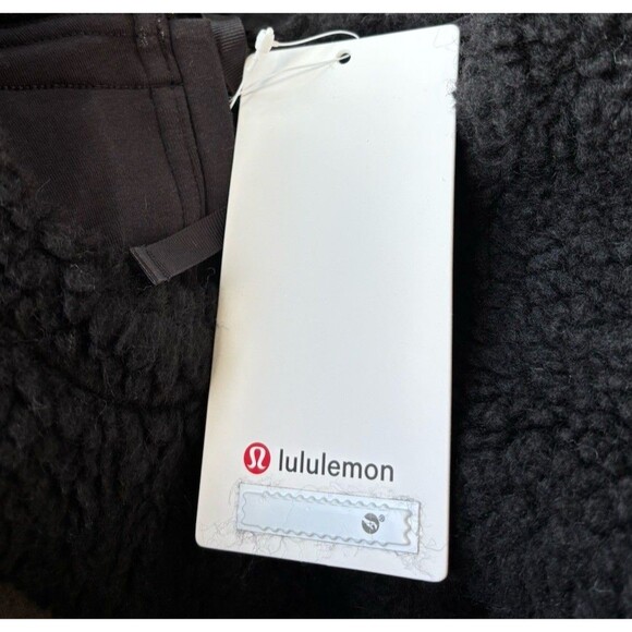 Lululemon Wool Whenever Crew Size 8 Women’s Black Sweatshirt NWT - Picture 6 of 6